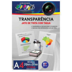 Papel Transparência Jato De Tinta A4 - 150g