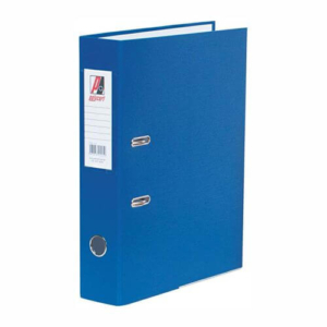 Pasta AZ Lombo Largo PVC Laminado Azul Polycart