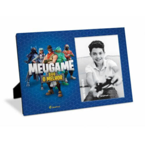 Porta Retrato Vidro 10 x 15 Meu Jogo Fortnite