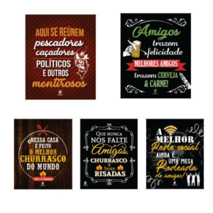 Quadro Papel MDF Churrasco 2