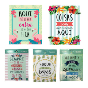 Quadro Papel MDF Frases 2