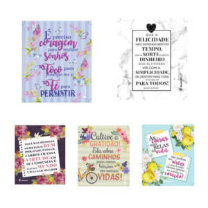Quadro Papel MDF Frases 4