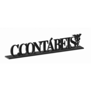 Placa Decorativa MDF Ciências Contábeis