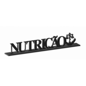 Placa Decorativa MDF Nutrição