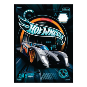Caderno Caligrafia Capa Dura 40 Folhas Hot Wheels