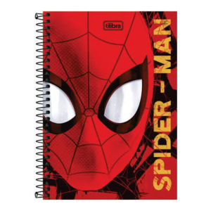 Caderno Capa Dura Espiral 1/4 80 Folhas Spider Man