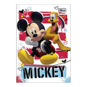 Caderno Brochura Universitário Capa Dura 80 Folhas Mickey