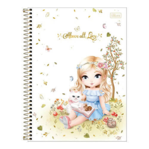 Caderno Universitário Capa Dura 192 Folhas Jolie
