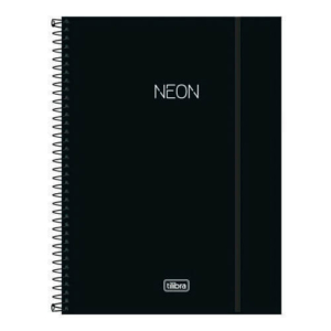 Caderno Universitário Capa Dura 160 Folhas Neon