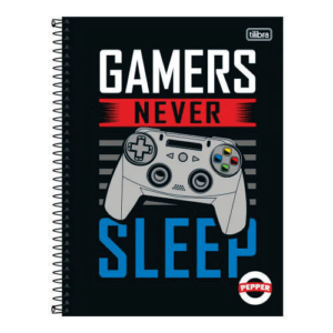 Caderno Universitário Capa Dura 160 Folhas Pepper Masculino