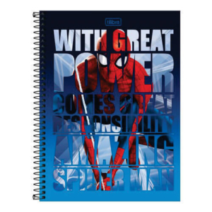 Caderno Universitário Capa Dura 80 Folhas Spider Man