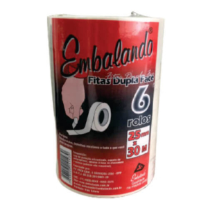 Fita Adesiva Dupla Face 25 x 30