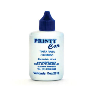 Tinta Para Carimbo 40ml Azul Printy