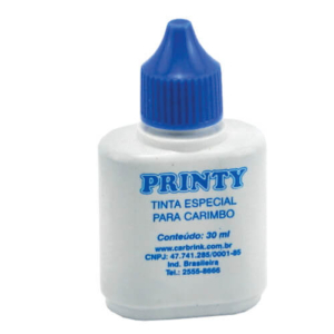 Tinta Para Carimbo Automático 30ml Azul
