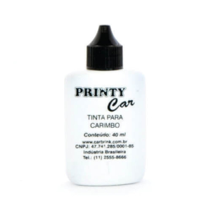 Tinta Para Carimbo 40ml Preto Printy