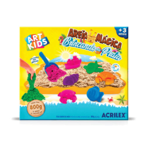 Areia Mágica Kit Brincando Na Praia