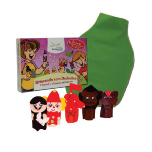Conjunto De Dedoches + Avental Circo