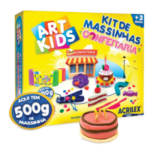Kit De Massinhas Confeitaria Art Kid