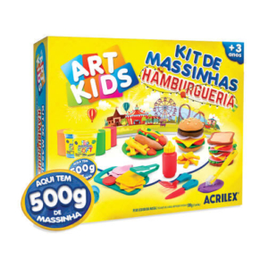 Kit De Massinhas Hamburgueria Art Kid