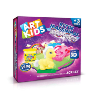Kit De Massinhas Baby Poney Art Kid