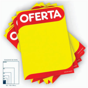 Cartaz Papel Cartão Oferta A6