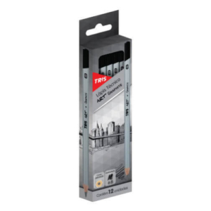 Lápis Preto Tris Art Graphite 6B