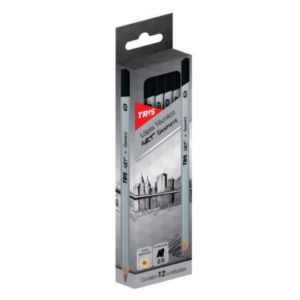 Lápis Preto Tris Art Graphite 8B