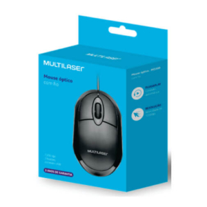 Mouse Óptico Multilaser Preto