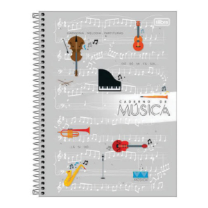 Caderno De Música Capa Dura 80 Folhas