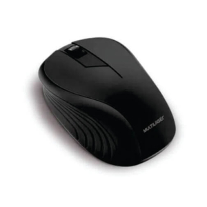 Mouse Multilaser Sem Fio 2.4Ghz Preto Usb MO212