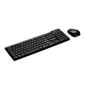 Teclado e Mouse Sem Fio 2.4 GHZ Teclas Flutuantes USB Preto