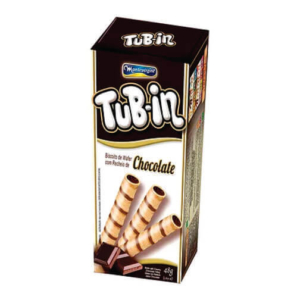 Tubin Wafer Recheado Chocolate