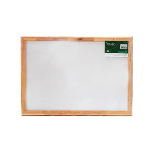 Quadro Branco 70 x 50 Moldura de Madeira