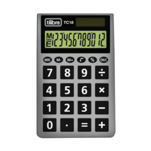 Calculadora TC18 - 12 Dígitos Cinza