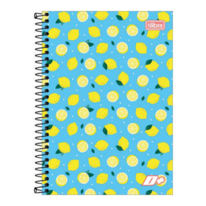 Caderno Capa Dura Espiral 1/4 200 Folhas D +