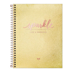 Caderno Colegial Capa Dura 80 Folhas Cambridge Shine