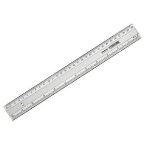 Régua Plástica 30cm Waleu Super