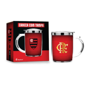 Caneca Plástica Inox – Flamengo