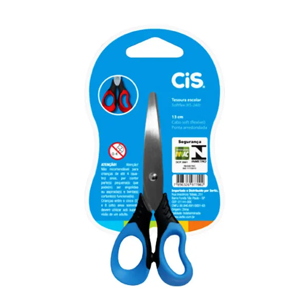 TESOURA ESCOLAR 13CM CIS KS240