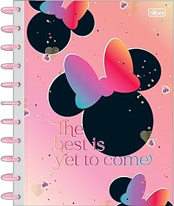 CADERNO TILIDISCO UNIV 160F MINNIE