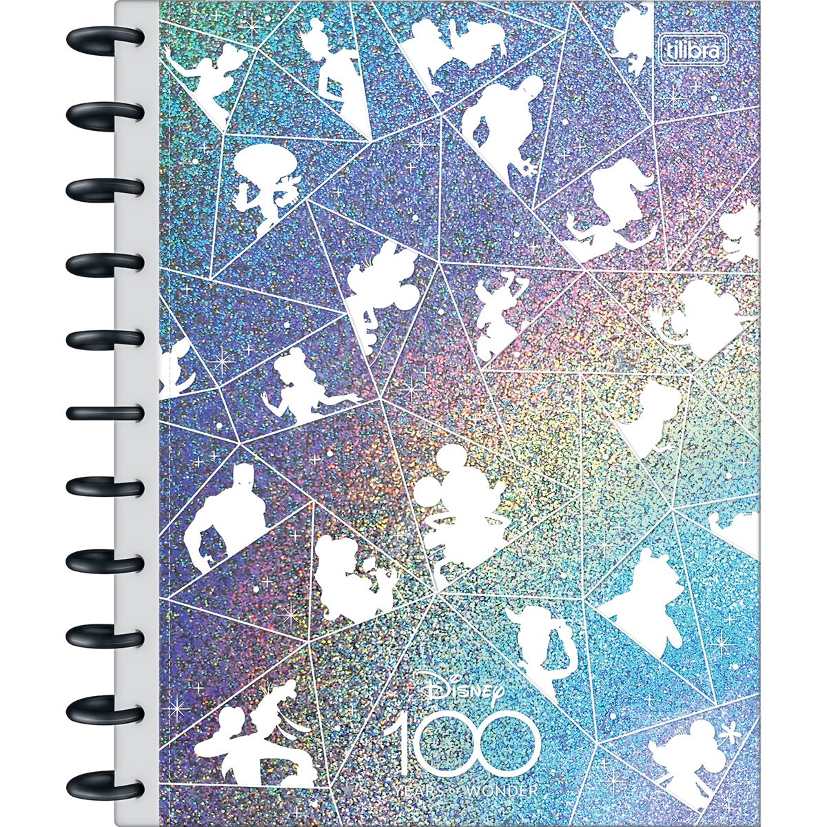 CADERNO TILIDISCO UNIV 160F DISNEY 100