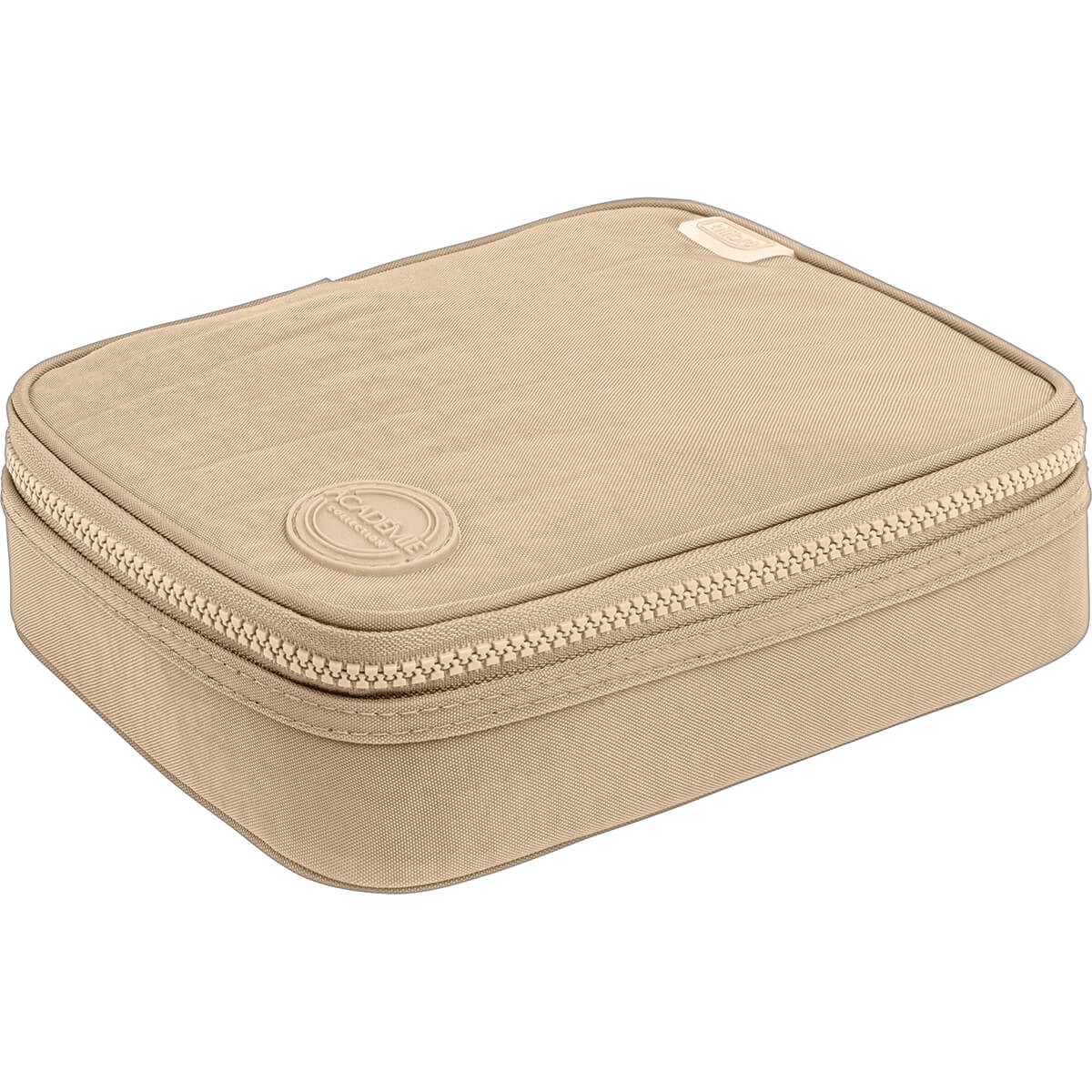 ESTOJO ESCOLAR BOX ACADÉMIE METALIZADO DOURADO